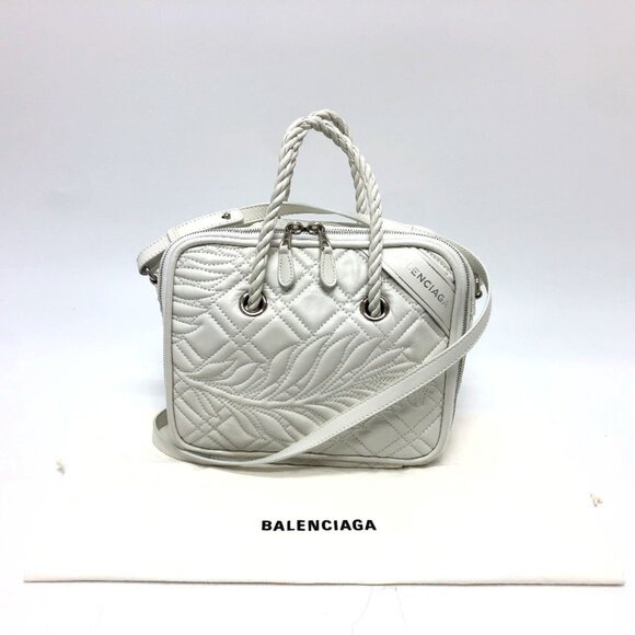 BALENCIAGA White Leather Bag - Picture 15 of 15